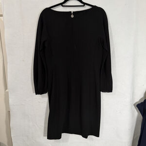 Tommy Hilfiger Women's Balloon-Sleeve Scuba Sheath Dress (10,Black)